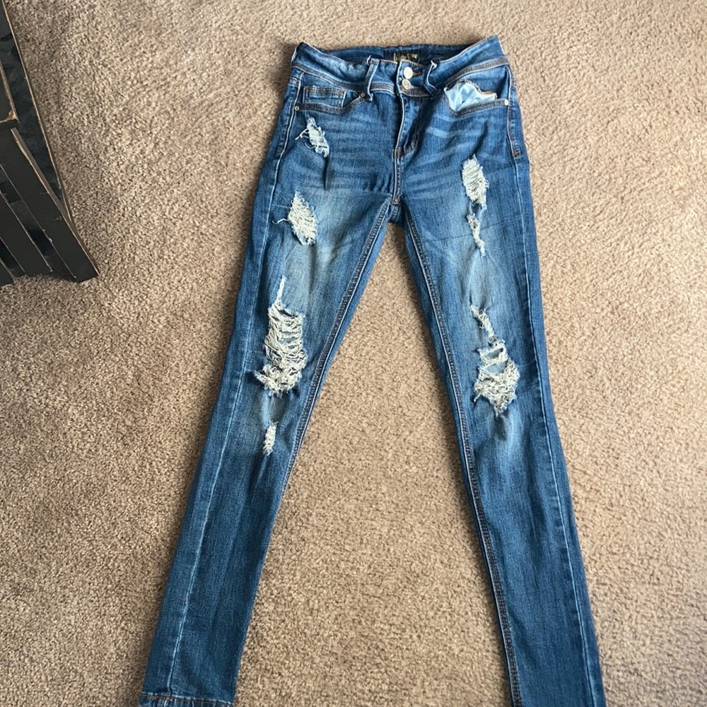 Indigo Rein curvy ripped jeans